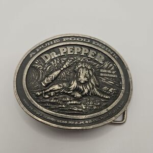 Dr. Pepper Belt Buckle Lion Limited Edition Great American Buckle Co Chicago